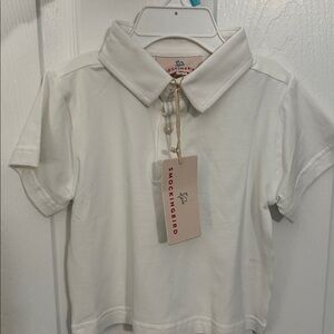 Smockingbird White Polo Shirt